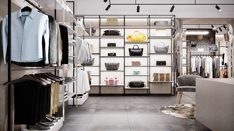 راه اندازی مغازه لباس فروشی