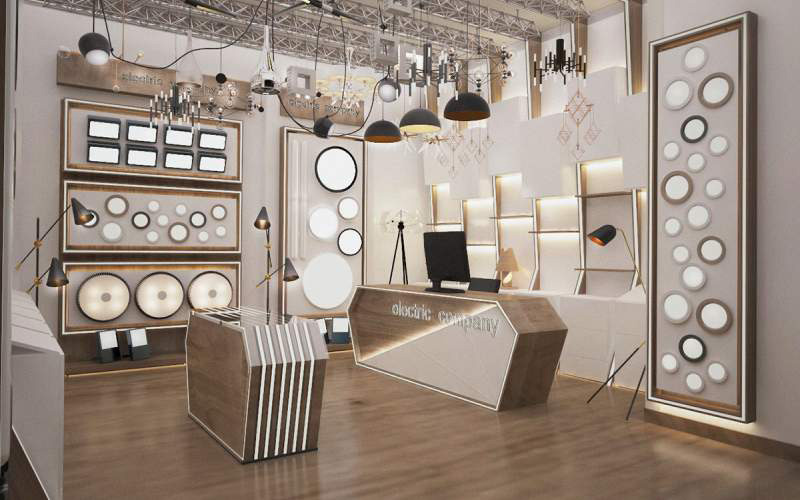 دکور مغازه الکتریکی