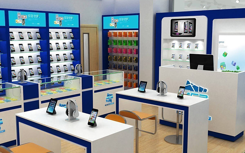 دکور موبایل فروشی